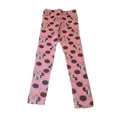 Minnie Maus Leggings, rosa, Motiv: "Minnie is all around" - Größe: 110