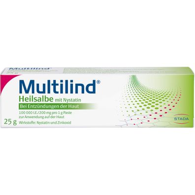 Multilind Heilsalbe mit Nystatin u. Zinkoxid