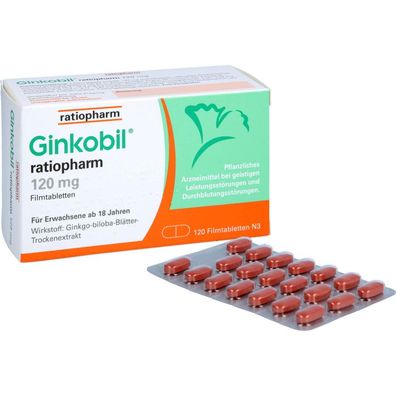 Ginkobil ratiopharm 120 mg Filmtabletten