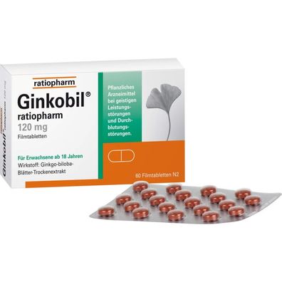 Ginkobil ratiopharm 120 mg Filmtabletten