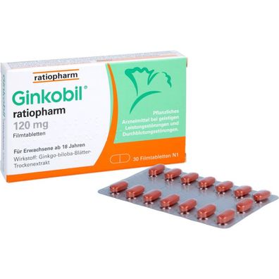 Ginkobil ratiopharm 120 mg Filmtabletten