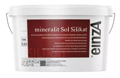 einzA mineralit Sol Silikat 12,5 Liter weiß