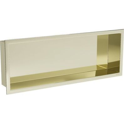 Mexen X-Wall-R Einbauregal mit Flansch 60 x 20 cm, Gold- 1950602010