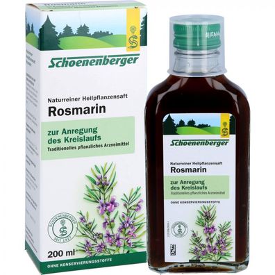 Rosmarin Schoenenberger Heilpflanzensäfte