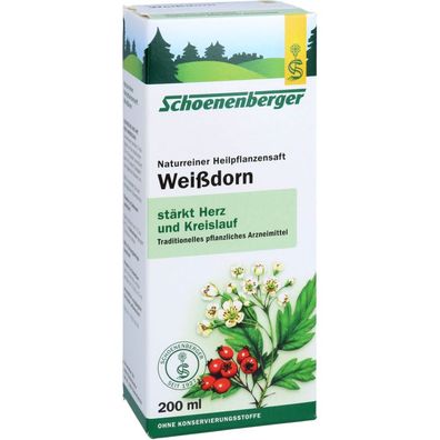 Weissdornsaft Schoenenberger