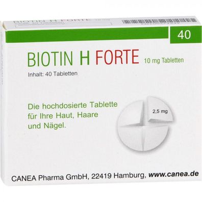 Biotin H Forte 10 mg Tabletten