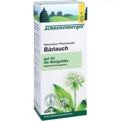 Baerlauchsaft Schoenenberger