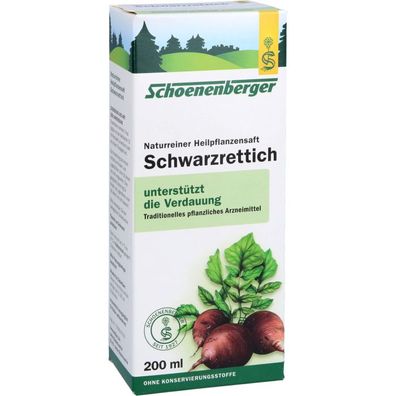 Schwarzrettichsaft Schoenenberger