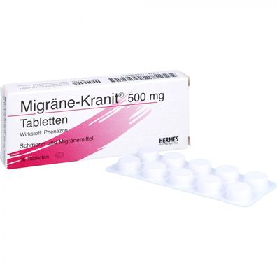 Migräne-Kranit 500mg Tabletten