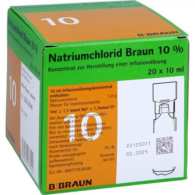 Natriumchlorid 10% MPC Elektrolytkonzentrat