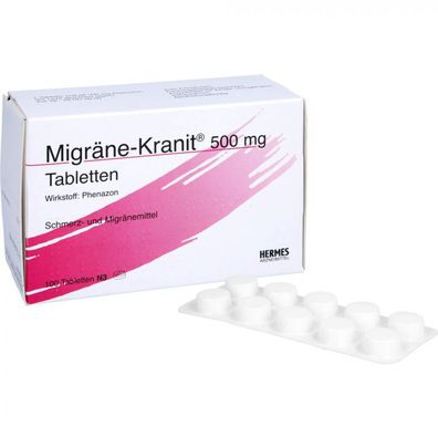 Migräne-Kranit 500mg Tabletten