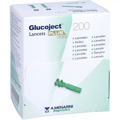 Glucoject Lancets PLUS 33G