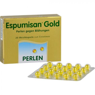 Espumisan Gold Perlen gegen Blähungen