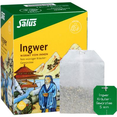 Ingwer Kräuter-Gewürztee-Mischung bio Salus