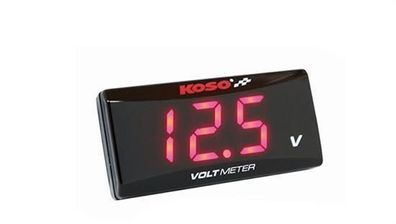 NEU KOSO SUPER SLIM Voltmeter rot