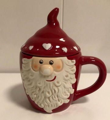 Weihnachten Tee-Kaffee Becher Glühweinbecher Nikolaus mit Deckel 530982-000-402*