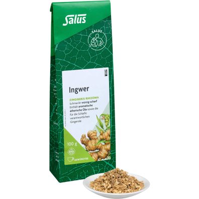 Ingwer Gewürztee Zingiber officinale bio Salus