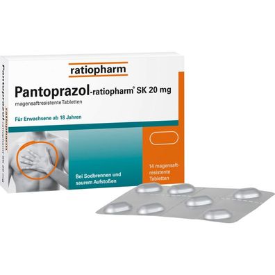 Pantoprazol-ratiopharm SK 20mg magensaftres. Tbl