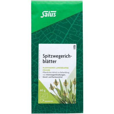 Spitzwegerichblätter Arzneitee bio Salus