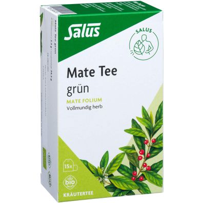 Mate Tee grün Kräutertee Mate folium bio Salus