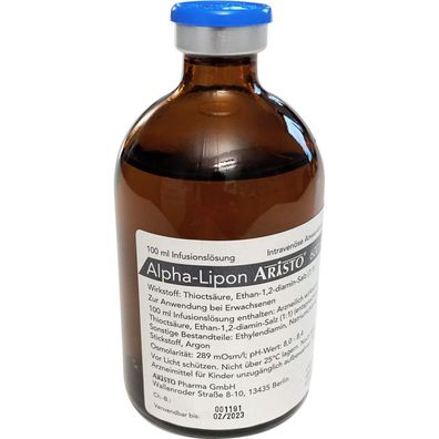 Alpha-Lipon Aristo 600 mg Infusionslösung