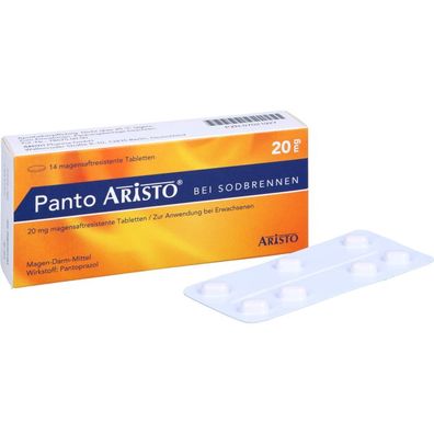 Panto Aristo bei Sodbrennen 20mg msr. Tabletten