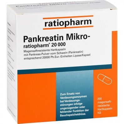 Pankreatin Mikro-ratiopharm 20000