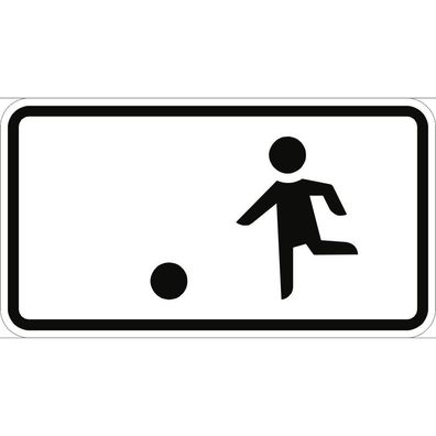 Erlaubt Kindern auch auf der Fahrb. und dem Seitenstreifen zu spielen