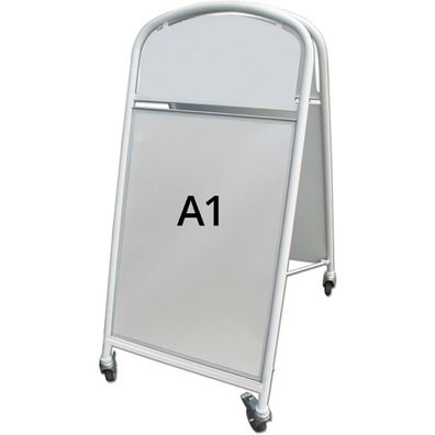 Ellipse Lux Kundenstopper, weiss, A1