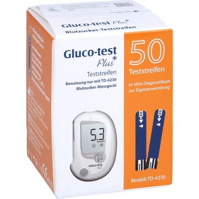 Gluco-test Plus Blutzuckerteststreifen