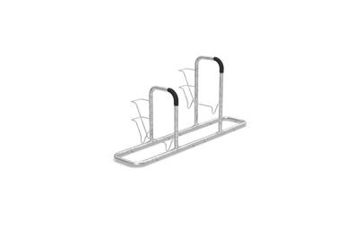 Fahrradanlehnsystem 6002 | 2168mm | einseitig | fér 2 Fahrräder | erweiterbar, z