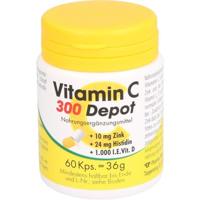 Vitamin C 300 Depot + Zink + Histidin + D