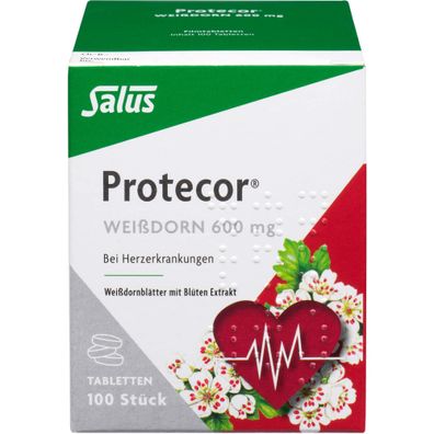 Protecor Weißdorn 600mg Filmtabletten