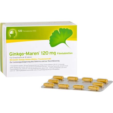 Ginkgo-Maren 120mg Filmtabletten