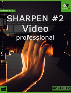 Sharpen Video #2 Professional - Videos professionell schï¿½rfen - PC Download Version