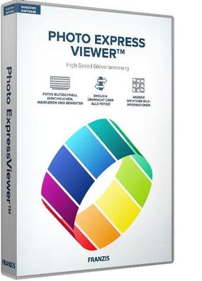 Franzis Photo Express Viewer - Bildbetrachter - RAW -TIFF -PC Download Version