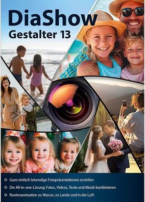 Diashow Gestalter 13 -Fotoshows erstellen mit Videos und Musik Download Version