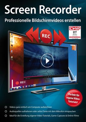 Screen Recorder - Bildschirm aufzeichnen, Screencast, Bildschirmvideos erstellen
