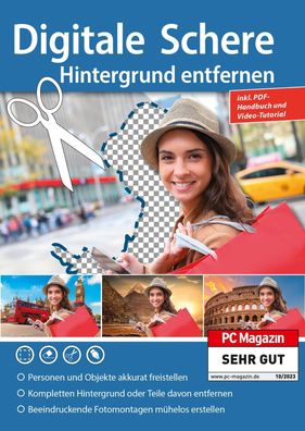 Digitale Schere - Hintergrund aus Fotos entfernen - PC Download Version