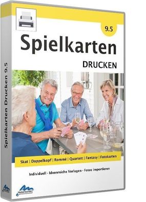 Spielkarten Drucken 9.5 - Persï¿½nliche Spielkarten erstellen- PC Download Version