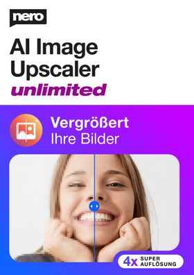 Nero AI Image Upscaler Unlimited - Jahreslizenz - PC Download Version