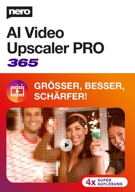 Nero AI Video Upscaler Pro 365 - Jahreslizenz - PC Download Version