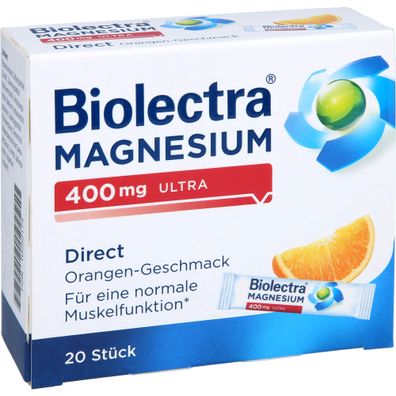 Biolectra Magnesium 400mg Ultra Direct Orange