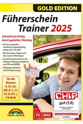 Fï¿½hrerschein Trainer 2025 - Neue Version ab 01.10.2024 - PC-Download Version