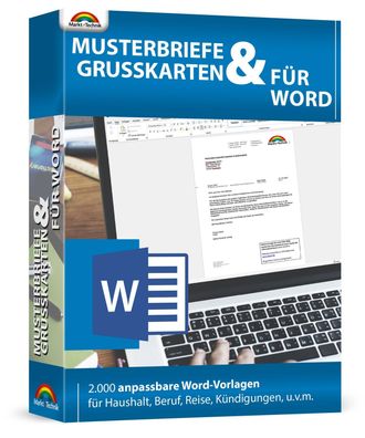 2000 Musterbriefe, Vorlagen und Gruï¿½karten fï¿½r Word - PC - Download Version