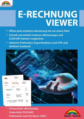 E-Rechnung Viewer - Anzeigen - ï¿½berprï¿½fen - Exportieren -PC Download Version