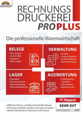 Rechnungsdruckerei Pro Plus - Kein ABO - Warenwirtschaft - PC Download