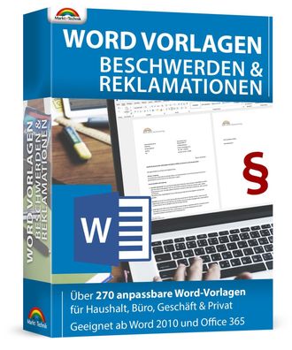 Word Musterbriefe - Beschwerden, Reklamationen, Vetrï¿½ge - PC Download Version