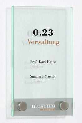 Galerie Térschild, Format: 160x100 mm + 2 Halter i7320