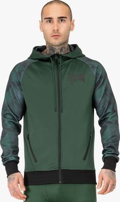 Tapout Hoodie Training Hoodie Funktionsoberteil mit Kapuze normale Passform